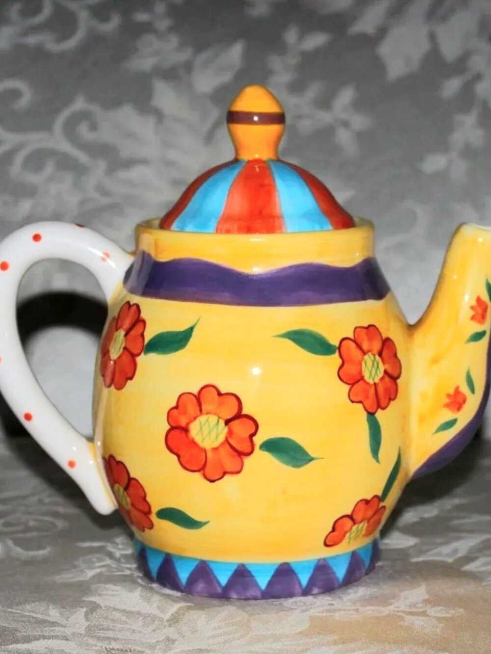 Colorful Himark Teapot | Vintage Ceramic Tea Pot